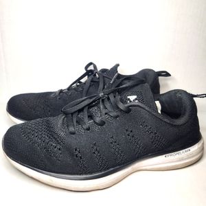APL TechLoom Pro Black White Lace Up Sneaker